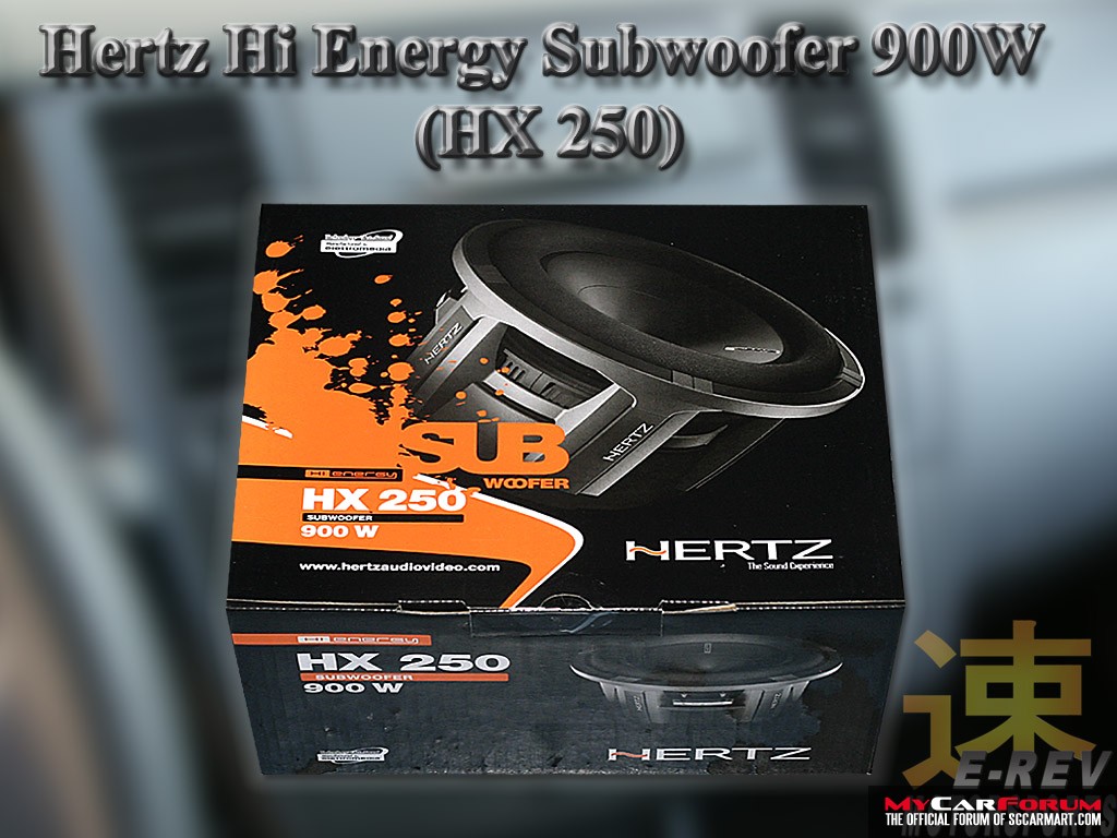 Hertz HiEnergy HX250 Subwoofer For Sale MCF Marketplace