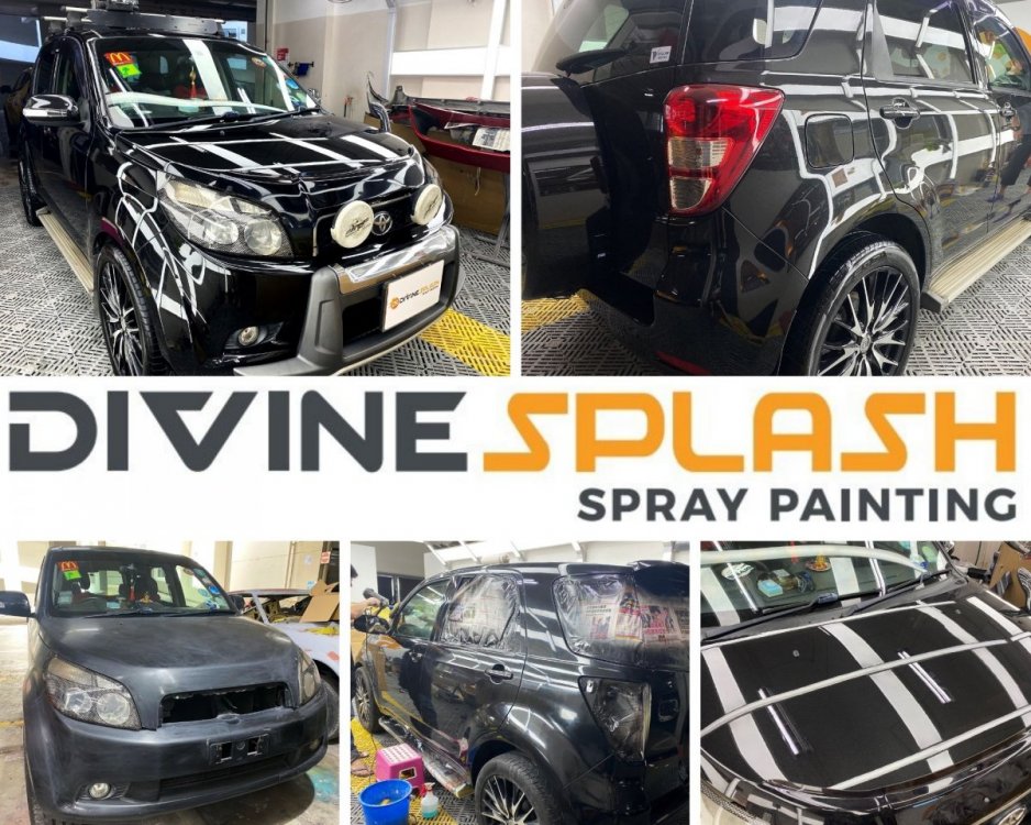 toyota rush black divinesplash.com car spray singapore best car spray sg. divine splas review car spray. black ppg paint.jpg