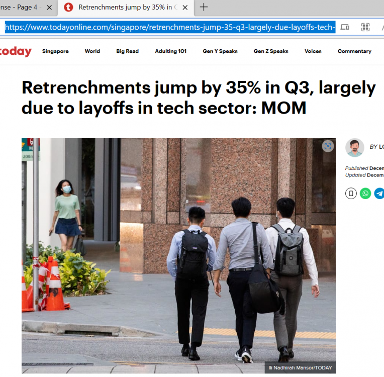 Retrenchments jump by 35% in Q3, largely due to layoffs in tech sector MOM.png