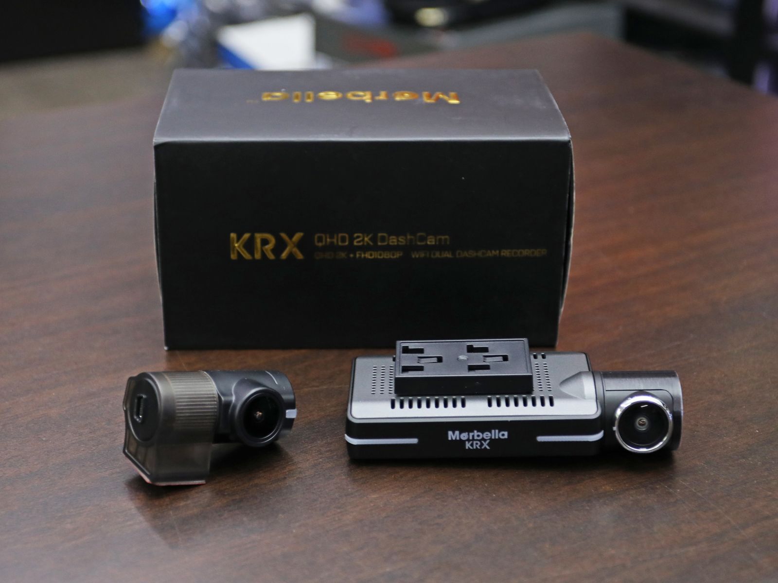 Marbella KR X 2-Ch QHD 2K 1440P @ 30 FPS + Full HD 1080P @ 30 FPS WiFi Car Camera