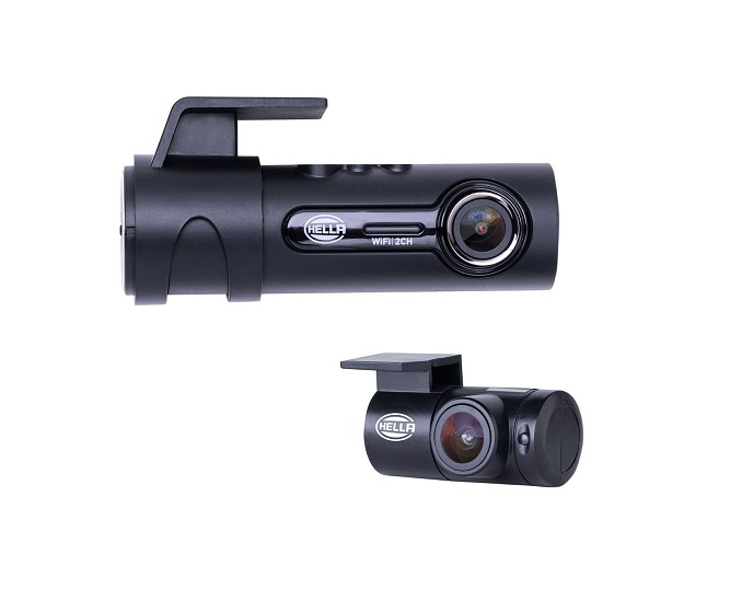 HELLA DR850 2-Ch Full HD 145° Wide Angle WiFi Car Camera