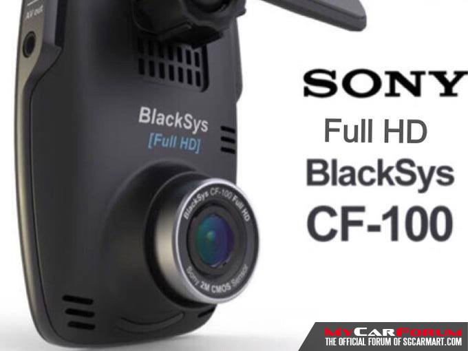 Blacksys CF-100 1-Ch FHD Sony Exmor Sensor Car Camera