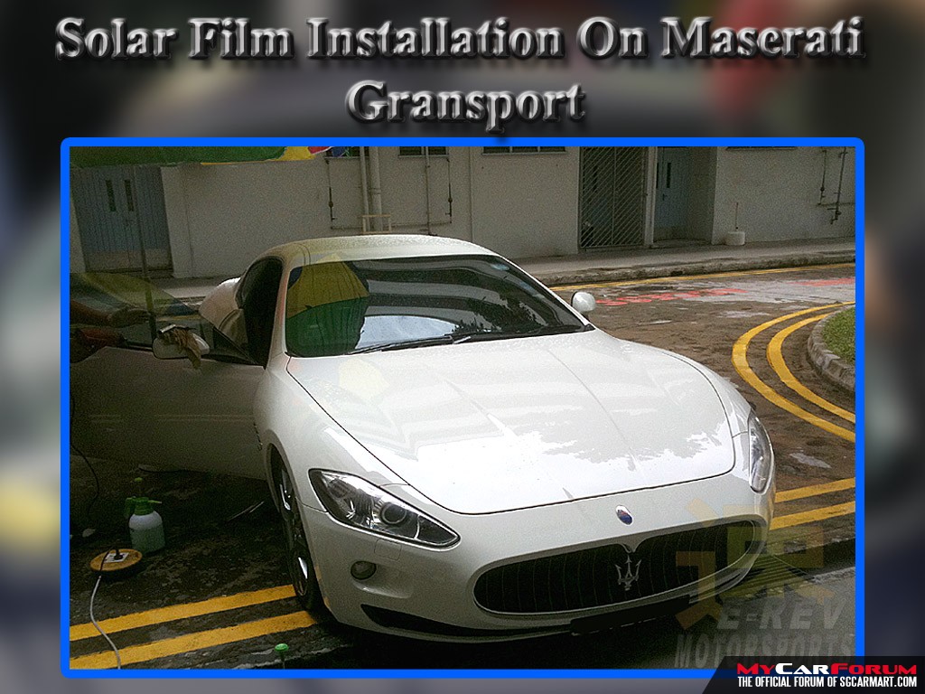 Maserati Solar Films Installation