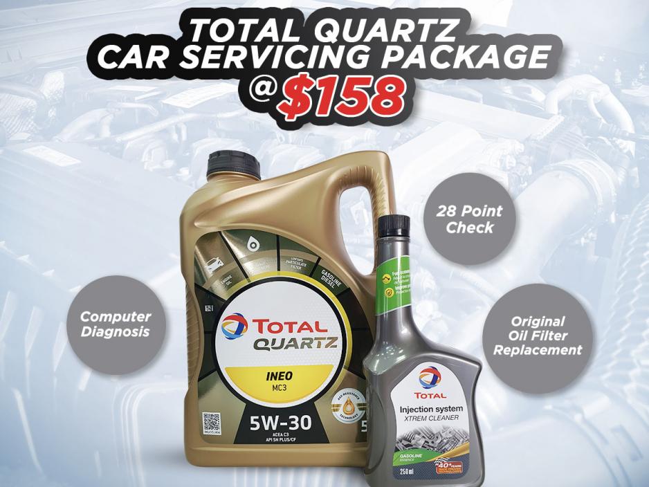 Total Quartz iNEO MC3 5W30 5L Vehicle Servicing