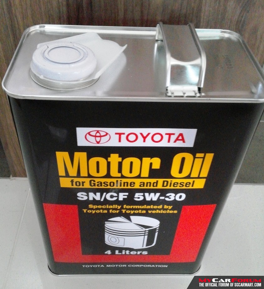 Toyota 5w30 oil club