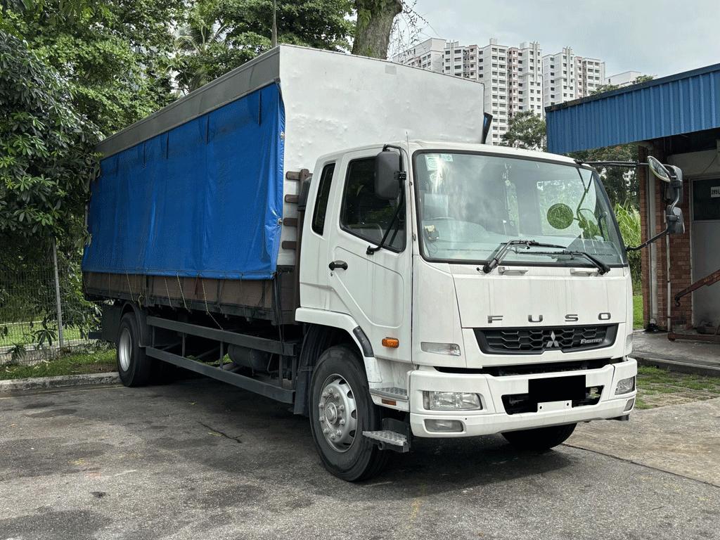 24FT Mitsubishi Fuso Fighter FM65 With Full Canopy & Power Tailgate (For Lease)