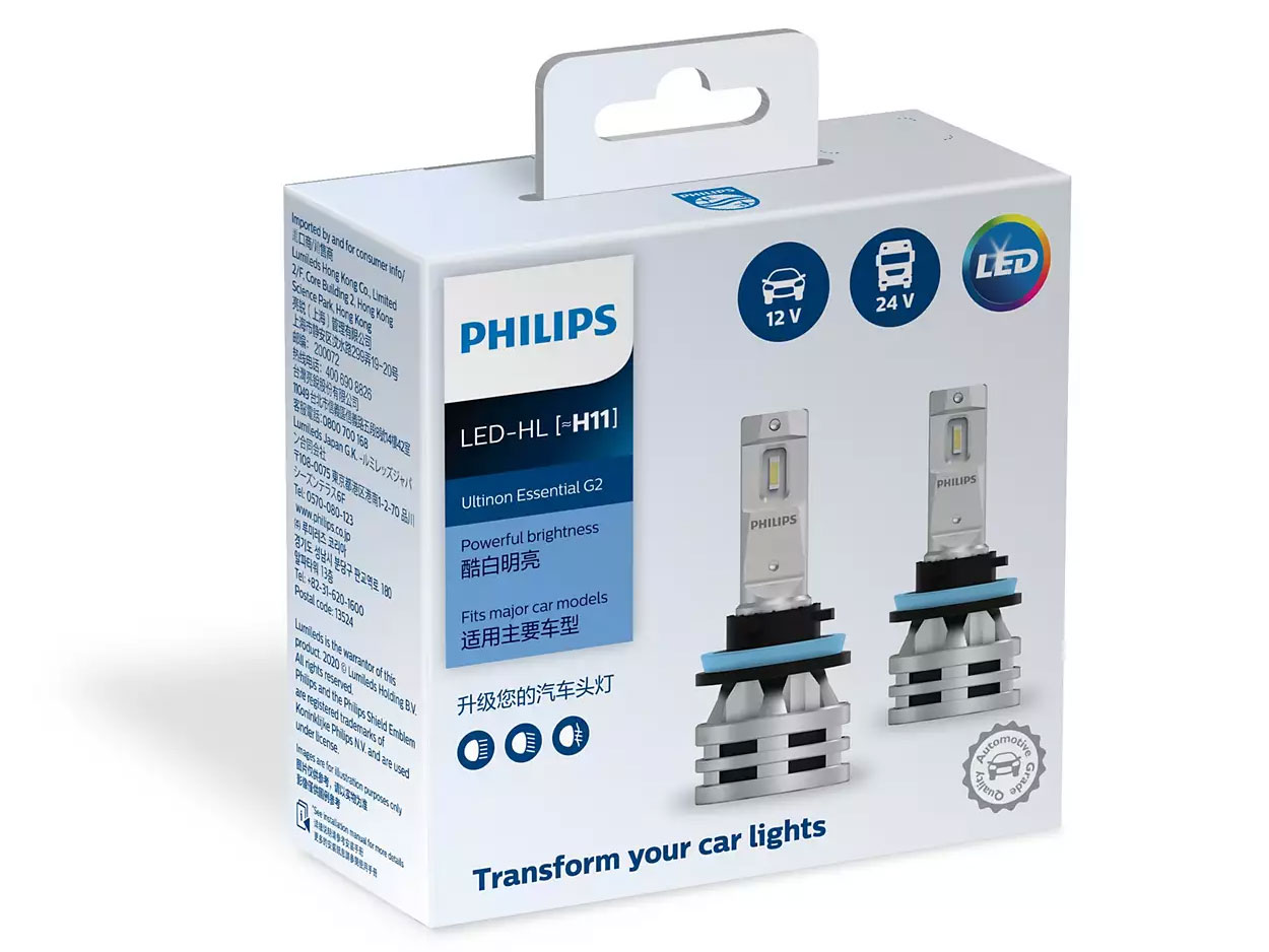 Philips Ultinon Essential LED Headlight Bulb (H11)