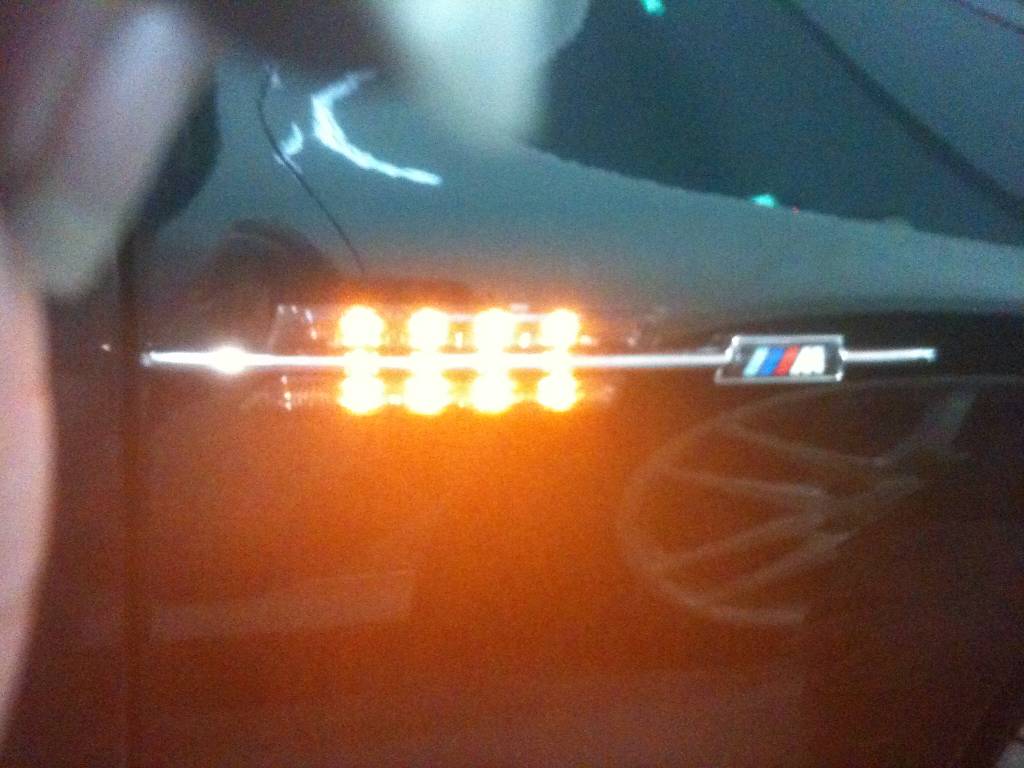 Crystal and Smoke LED Fender Side Marker