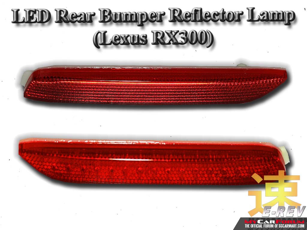 Lexus RX300 LED Rear Bumper Reflector Lamp